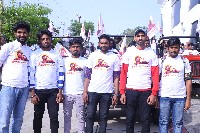 Bhola Shankar Movie Team Rally Photos